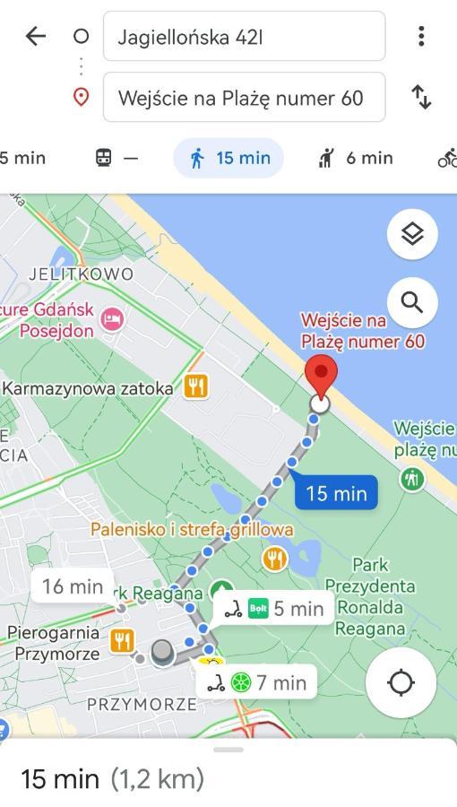 Mieszkanie Przy Morzu Гданск Екстериор снимка